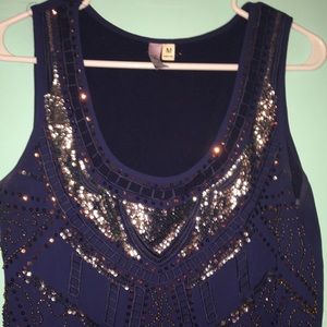 Bedazzled cocktail dress